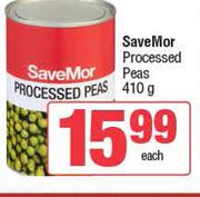 SaveMor Processed Peas-410g