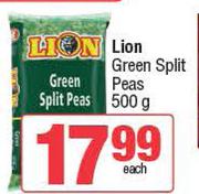Lion Green Split Peas-500g