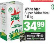 White Star Maize Meal-2.5Kg
