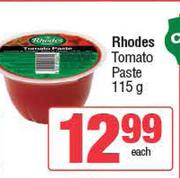 Rhodes Tomato Paste-115g 