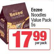 Eezee Noodles Value Pack-5 Per Pack