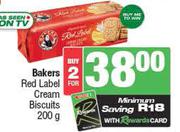 Bakers Red Label Cream Biscuits-For 2 x 200g