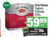 Five Roses Tagless Teabags-100s Pack