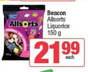 Beacon Allsorts Liquorice-150g 