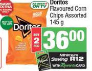 Doritos Flavoured Corn Chips Assorted-For 2 x 145g