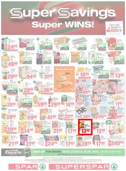 SPAR & SUPERSPAR Western Cape : Super Savings (08 July - 21 July 2025), page 1
