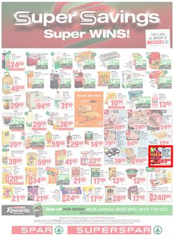 SPAR & SUPERSPAR Western Cape : Super Savings (08 July - 21 July 2025), page 1