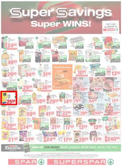 SPAR & SUPERSPAR Western Cape : Super Savings (08 July - 21 July 2025), page 1