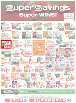 SPAR & SUPERSPAR Western Cape : Super Savings (08 July - 21 July 2025), page 1