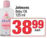 Johnsons Baby Oil-125ml 