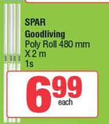 Spar Goodliving Poly Roll 480mm X 2m-1 Pack