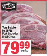 Your Butcher By Spar Pork Shoulder Braai Chops-Per kg