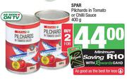 Spar Pilchards In Tomato Or Chilli Sauce-For 2 x 400g