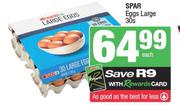 Spar Eggs Large-30s Pack