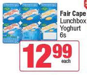 Fair Cape Lunchbox Yoghurt-6's Pack Each