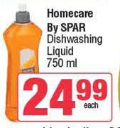 Homecare By Spar Dishwashing Liquid-750ml 