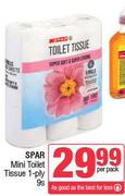 Spar Mini Toilet Tissue (1 Ply)-9 Per Pack