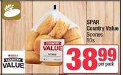 Spar Country Value Scones-10 Per Pack
