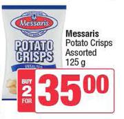 Messaris Potato Crisps Assorted-For 2 x 125g