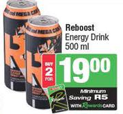 Reboost Energy Drink-For 2 x 500ml