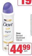Dove Aerosol Deodorant-150ml