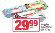 Huggies Baby Wipes-56's/72's Pack Each