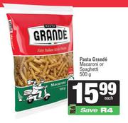 Pasta Grande Macaroni Or Spaghetti-500g