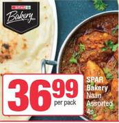 Spar Bakery Naan Assorted-4s Per Pack