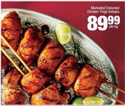 Marinated Deboned Chicken Thigh Kebabs-Per Kg