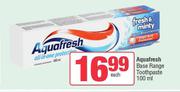 Aquafresh Base Range Toothpaste-100ml Each