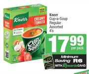 Knorr Cup A Soup Regular Assorted-4's Per Pack