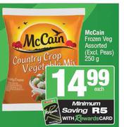 McCain Frozen Veg Assorted (Excl. Peas)-250g Each