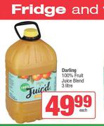 Darling 100% Fruit Juice Blend-3Ltr