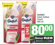 Comfort Fabric Softner Pouch-For 2 x 800ml