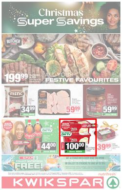 KWIKSPAR Western Cape : Christmas Super Savings (21 October - 09 November 2025), page 1
