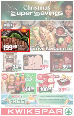 KWIKSPAR Western Cape : Christmas Super Savings (21 October - 09 November 2025), page 1