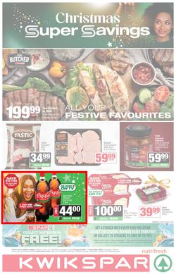 KWIKSPAR Western Cape : Christmas Super Savings (21 October - 09 November 2025), page 1
