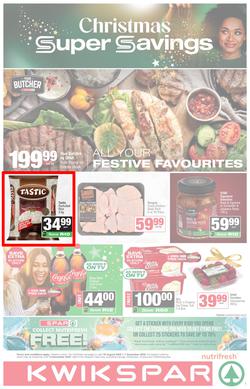 KWIKSPAR Western Cape : Christmas Super Savings (21 October - 09 November 2025), page 1