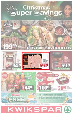 KWIKSPAR Western Cape : Christmas Super Savings (21 October - 09 November 2025), page 1
