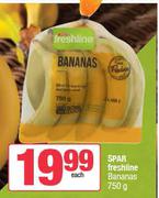 Spar Freshline Bananas-750g Each