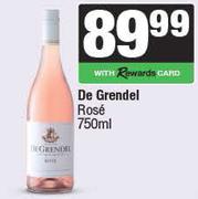 De Grendel Rose-750ml 