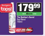 The Butcher's Barrel Red Blend-750ml Each
