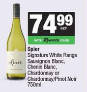 Spier Signature White Range Sauv Blanc,Chenin Blanc,Chardonnay Or Chardonnay/Pinot Noir-750ml