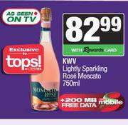 KWV Lightly Sparkling Rose Moscato-750ml