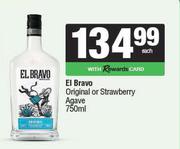 EL Bravo Original Or Strawberry Agave-750ml Each