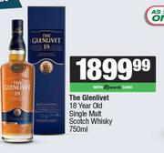 The Glenlivet 18 Year Old Single Malt Scotch Whisky-750ml 