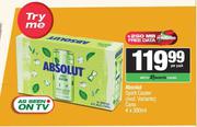 Absolut Spirit Cooler (Incl.Variants) Cans-4 x 300ml