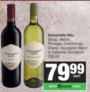 Durbanville Hills Shiraz,Merlot,Pinotage,Chardonnay,Chenin,Sauv Blanc Or Cab Sauv-750ml Each