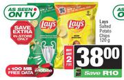 Lays Salted Potato Chips-For 2 x 120g