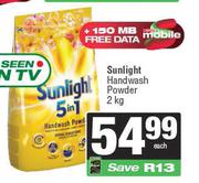 Sunlight Handwash Powder-2Kg Each